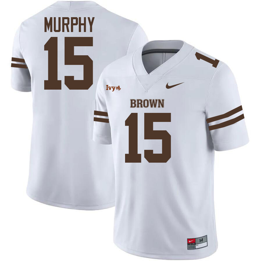 Brown Bears #15 James Murphy College Football Jerseys,Uniforms Stitched-Brown